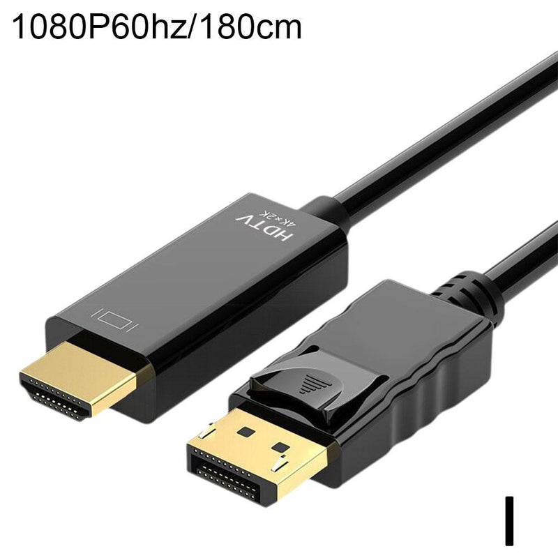 DP to HDMI compatible desktop graphics card monitor 4K high-definition cable; DisplayPort to HDMI compatible video connection cable